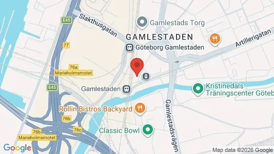Apartments for rent i Gothenburg East - kort over placeringen