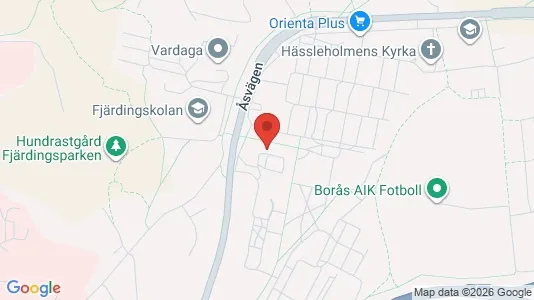 Apartments for rent i Borås - kort over placeringen