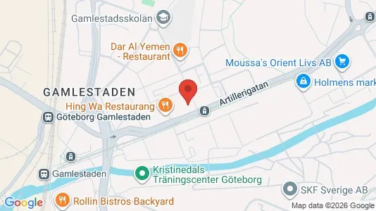 Apartments for rent i Gothenburg East - kort over placeringen