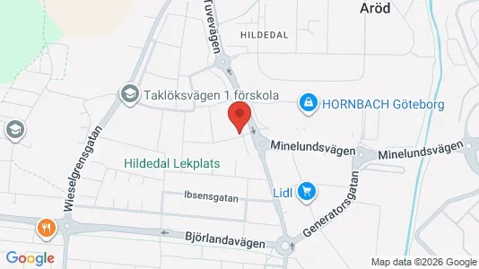 Apartments for rent i Lundby - kort over placeringen