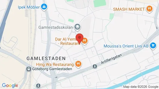 Apartments for rent i Gothenburg East - kort over placeringen