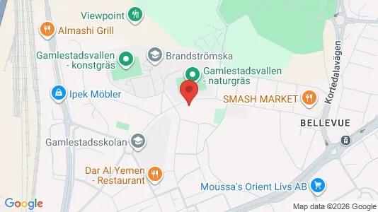 Apartments for rent i Gothenburg East - kort over placeringen
