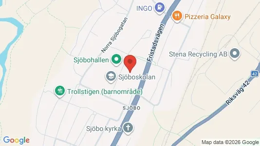 Apartments for rent i Borås - kort over placeringen