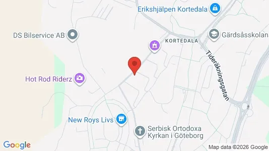 Apartments for rent i Gothenburg East - kort over placeringen