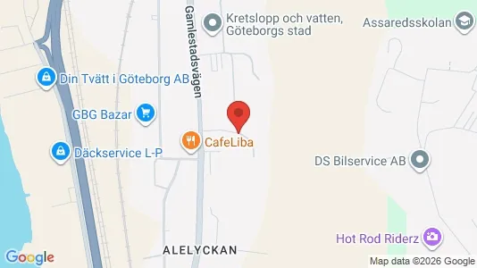 Apartments for rent i Gothenburg East - kort over placeringen