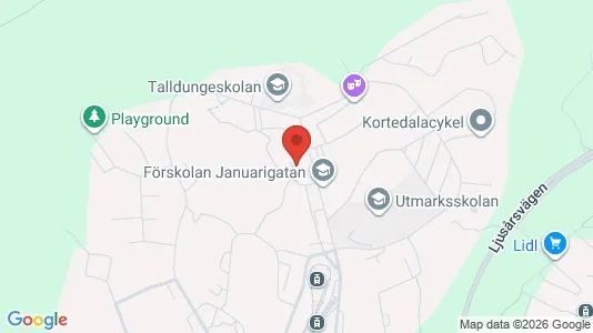 Apartments for rent i Gothenburg East - kort over placeringen