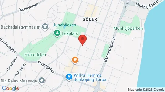 Apartments for rent i Jönköping - kort over placeringen