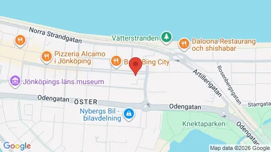 Apartments for rent i Jönköping - kort over placeringen