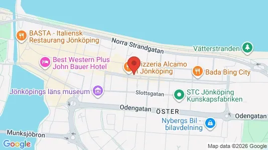 Apartments for rent i Jönköping - kort over placeringen
