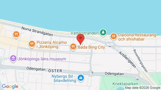 Apartments for rent i Jönköping - kort over placeringen