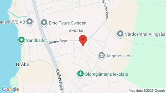 Apartments for rent i Alingsås - kort over placeringen