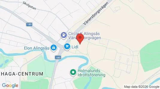 Apartments for rent i Alingsås - kort over placeringen