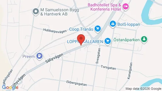 Apartments for rent i Tranås - kort over placeringen