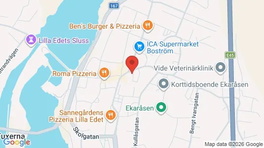 Apartments for rent i Lilla Edet - kort over placeringen