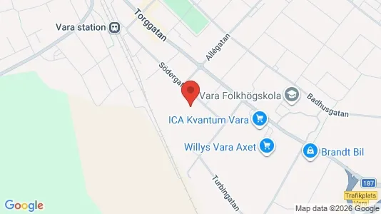 Apartments for rent i Vara - kort over placeringen