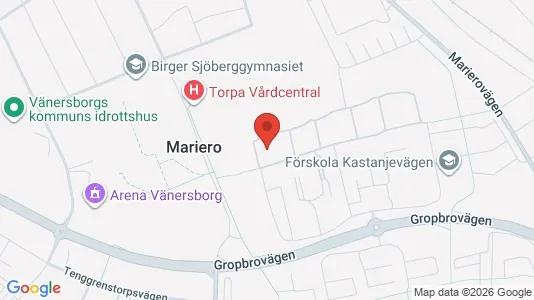 Apartments for rent i Vänersborg - kort over placeringen