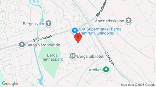 Apartments for rent i Linköping - kort over placeringen