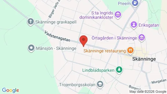 Apartments for rent i Mjölby - kort over placeringen