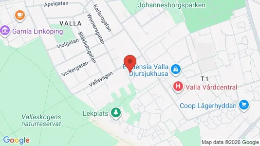 Apartments for rent i Linköping - kort over placeringen