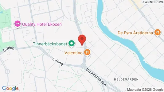 Apartments for rent i Linköping - kort over placeringen