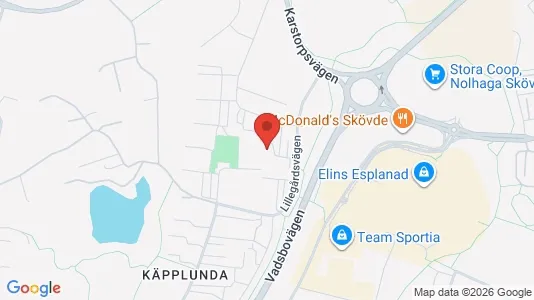 Apartments for rent i Skövde - kort over placeringen