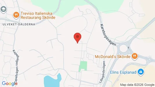 Apartments for rent i Skövde - kort over placeringen