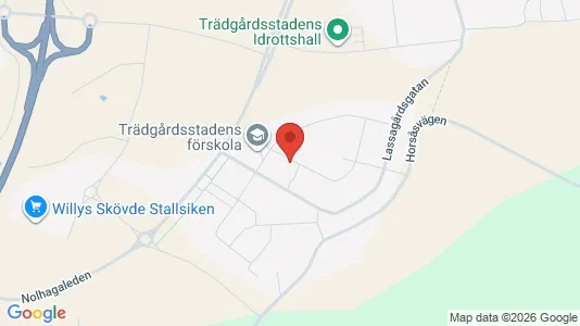 Apartments for rent i Skövde - kort over placeringen