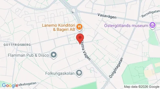 Apartments for rent i Linköping - kort over placeringen