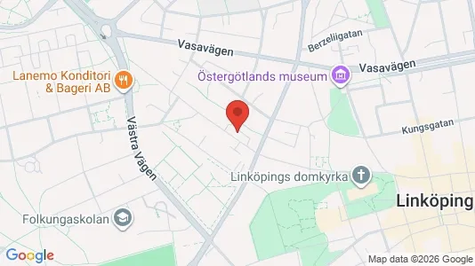 Apartments for rent i Linköping - kort over placeringen