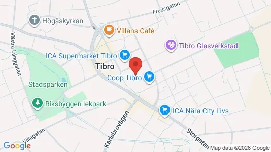 Apartments for rent i Tibro - kort over placeringen
