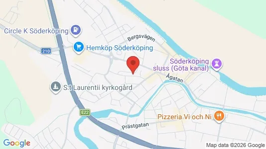 Apartments for rent i Söderköping - kort over placeringen