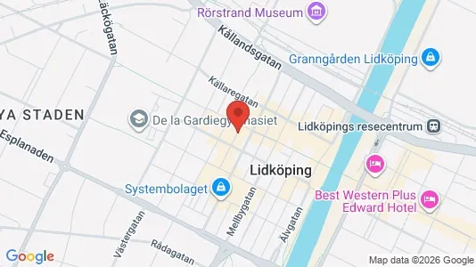 Apartments for rent i Lidköping - kort over placeringen