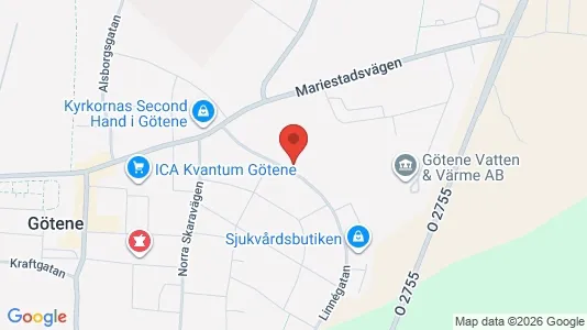 Apartments for rent i Götene - kort over placeringen