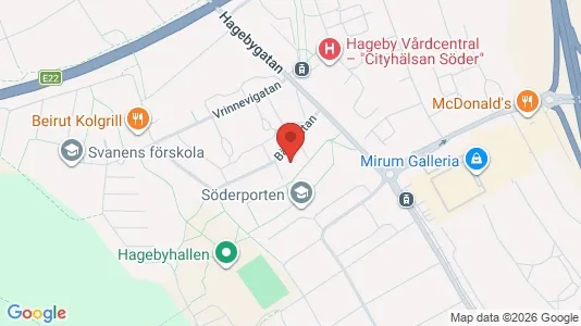 Apartments for rent i Norrköping - kort over placeringen