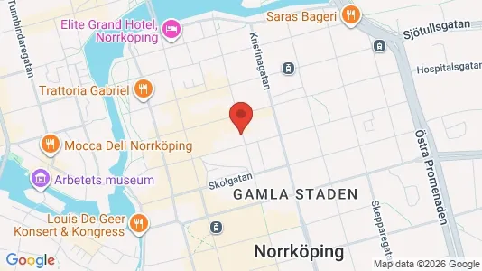 Apartments for rent i Norrköping - kort over placeringen