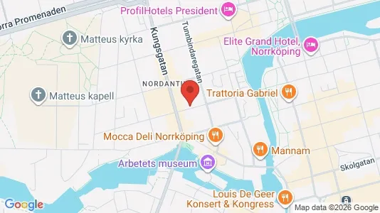 Apartments for rent i Norrköping - kort over placeringen