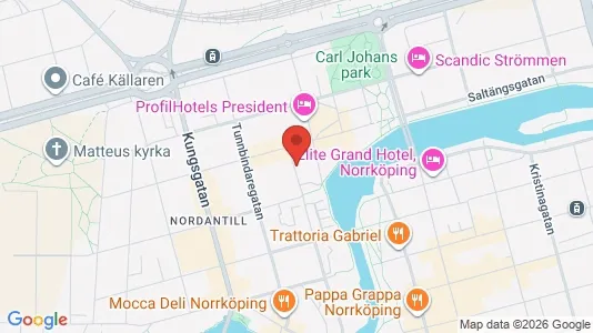 Apartments for rent i Norrköping - kort over placeringen