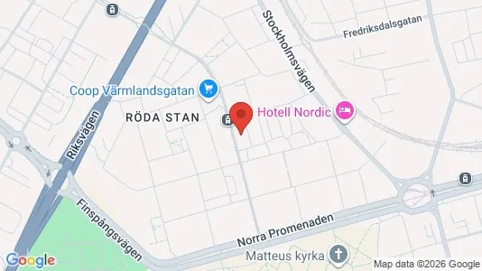 Apartments for rent i Norrköping - kort over placeringen