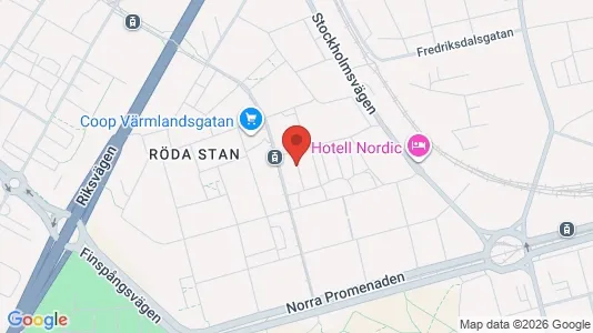 Apartments for rent i Norrköping - kort over placeringen