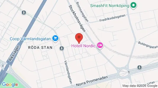 Apartments for rent i Norrköping - kort over placeringen