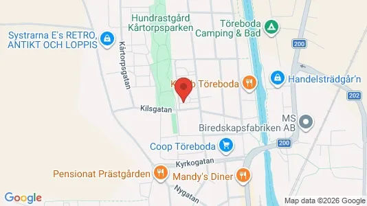 Apartments for rent i Töreboda - kort over placeringen