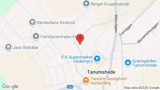 Apartments for rent i Tanum - kort over placeringen