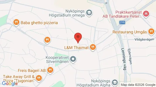 Apartments for rent i Nyköping - kort over placeringen