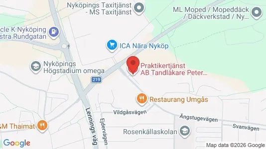 Apartments for rent i Nyköping - kort over placeringen