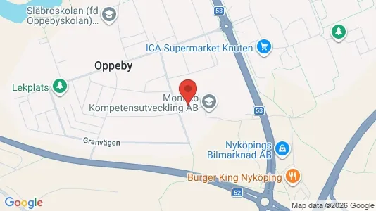Apartments for rent i Nyköping - kort over placeringen