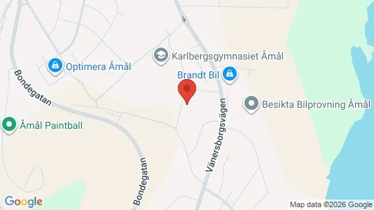 Apartments for rent i Åmål - kort over placeringen