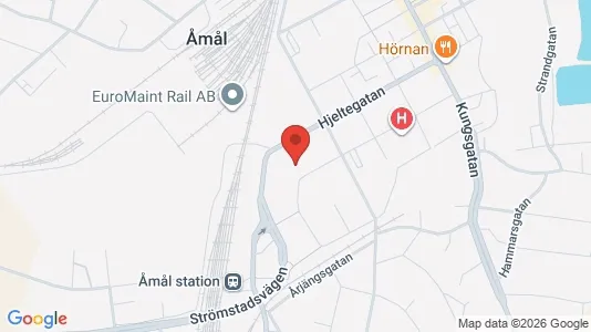 Apartments for rent i Åmål - kort over placeringen