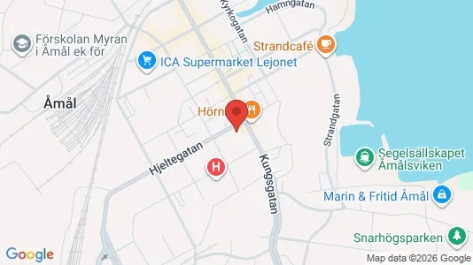 Apartments for rent i Åmål - kort over placeringen