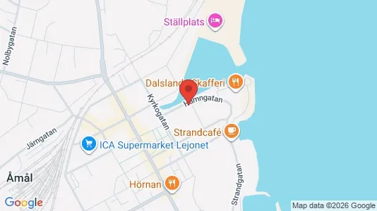 Apartments for rent i Åmål - kort over placeringen
