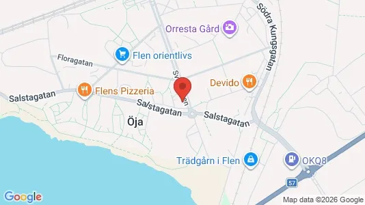 Apartments for rent i Flen - kort over placeringen